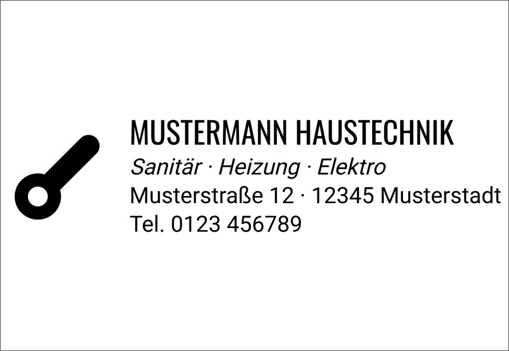 Vorschau der Vorlage 68x47 Handwerker
